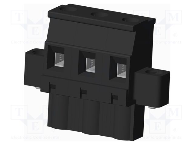 Connector: pluggable terminal block; plug; female; angled 90°