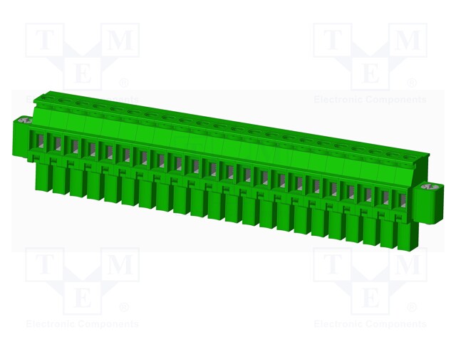 Connector: pluggable terminal block; plug; female; angled 90°