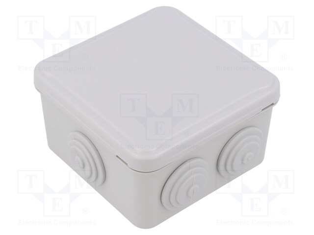 Enclosure: junction box; X: 88mm; Y: 88mm; Z: 52mm