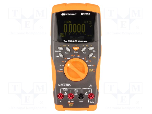 Digital multimeter; OLED 5 digits (50000); Bargraph: 21segm.