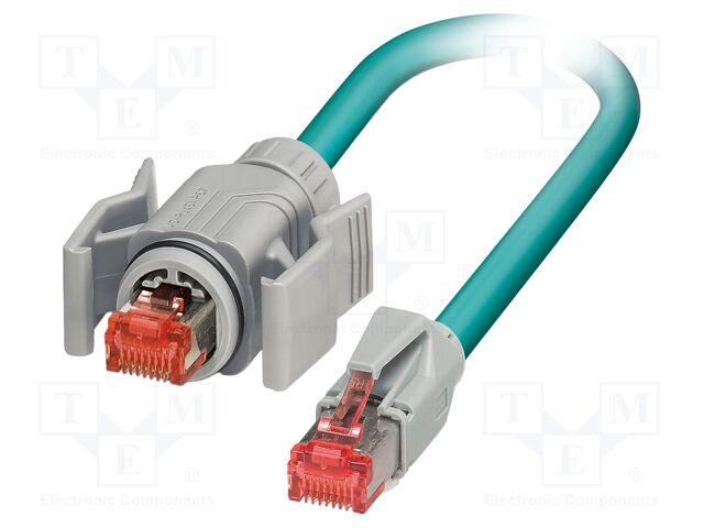 Patch cord; SF/UTP; Cat 5; RJ45 plug,both sides; stranded; Cu; 5m