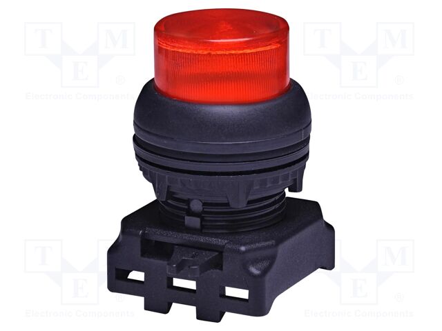Switch: push-button; 22mm; red; LED; IP65; prominent; E; Pos: 2