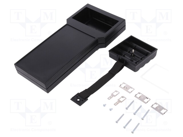 Enclosure: for devices with displays; X: 100mm; Y: 211mm; Z: 26mm