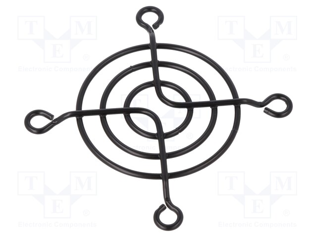 Guard; 52x52mm; Mat: metal; Mounting: screw; Colour: black