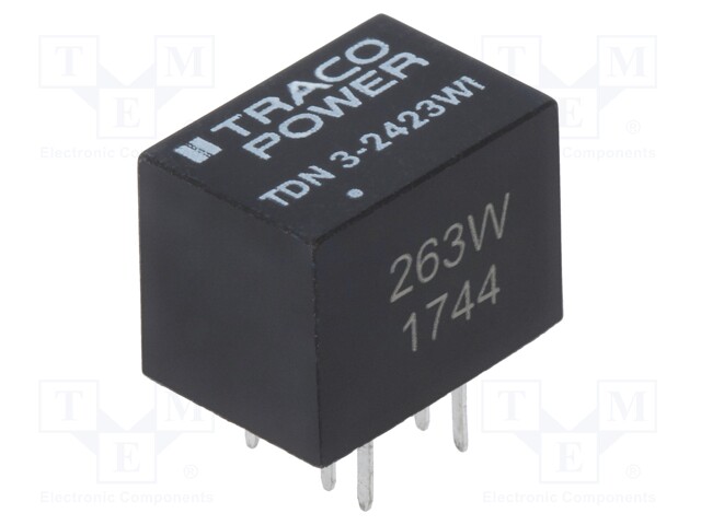 Converter: DC/DC; 3W; Uin: 9÷36V; Uout: 15VDC; Uout2: -15VDC; DIP