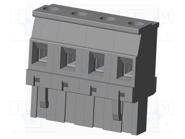 Connector: pluggable terminal block; plug; female; angled 90°