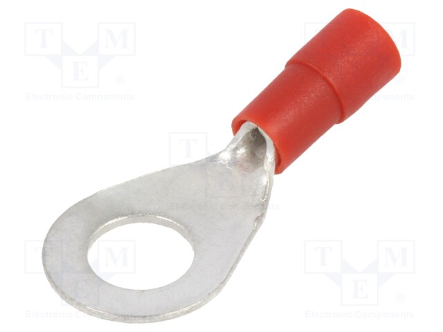 Tip: ring; M6; Ø: 6.5mm; 0.5÷1mm2; crimped; for cable; insulated