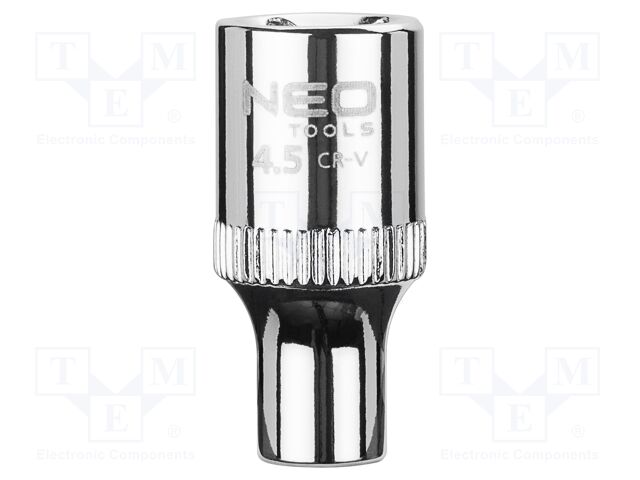 Socket; 6-angles,socket spanner; HEX 4.5mm; 1/4"; SUPERLOCK