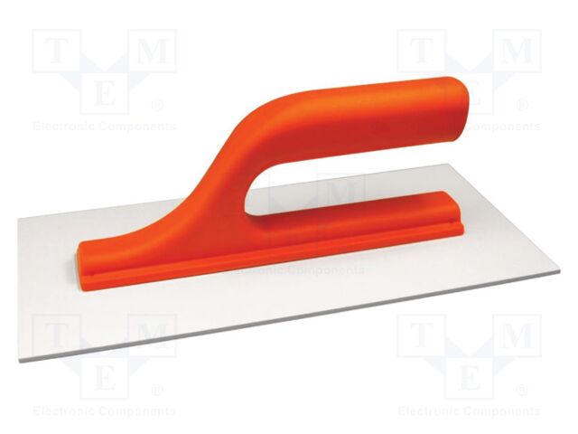 Finishing trowel; L: 280mm; W: 140mm; ABS