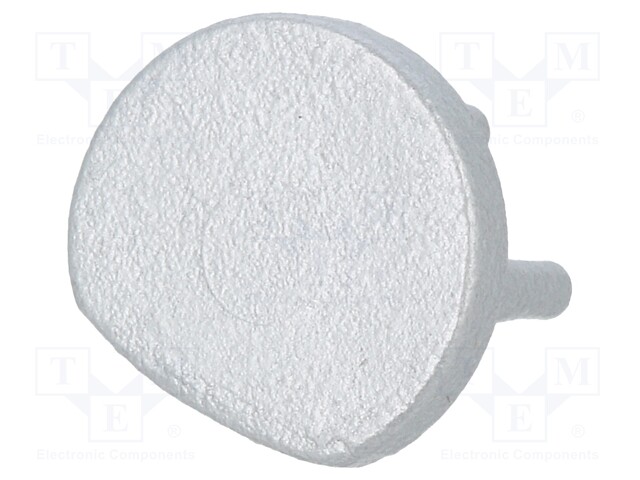 Cap for LED profiles; silver; ABS; Application: PEN8