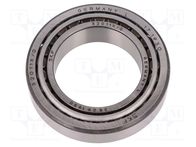 Bearing: tapered roller; Øint: 55mm; Øout: 90mm; W: 23mm; Cage: steel