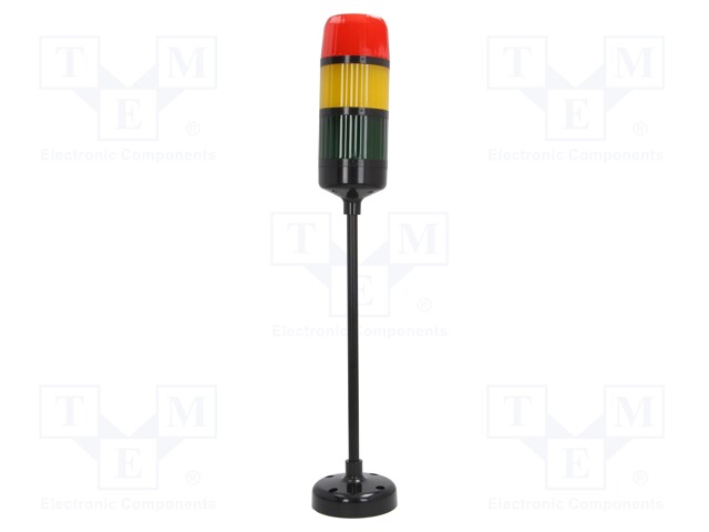 Signaller: signalling column; continuous light; Usup: 18÷32VDC