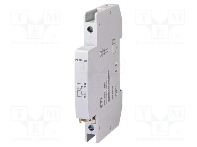 Auxiliary contacts; 230VAC; 6A; for DIN rail mounting; EFI