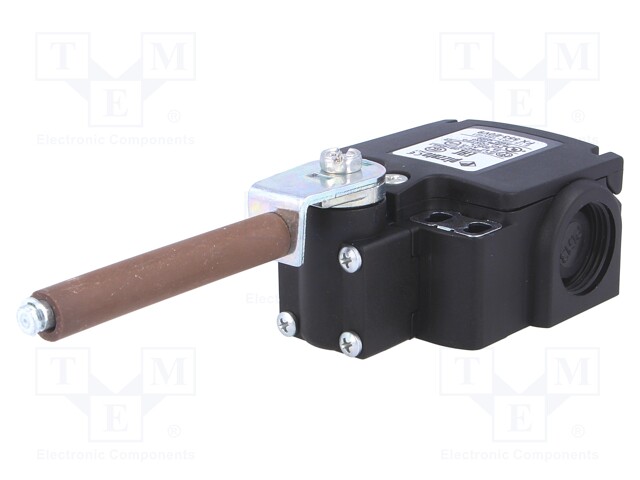 Limit switch; porcelain roller Ø9x57mm R 80mm; NO + NC; 10A