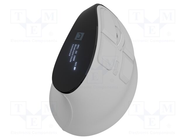 Mouse; white,black; USB A,USB C; wireless,optical; No.of butt: 9