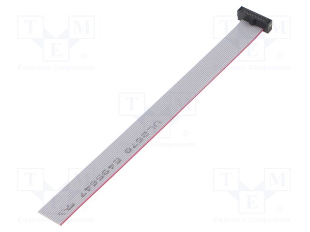 Ribbon cable with IDC connectors; Tape ph: 0.64mm; 127mm