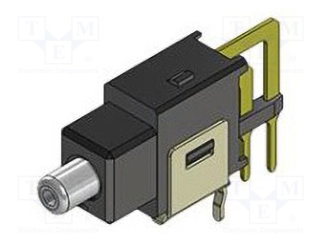 Switch: push-button; Pos: 2; SPDT; 0.014A/28VDC; ON-(ON); 500MΩ