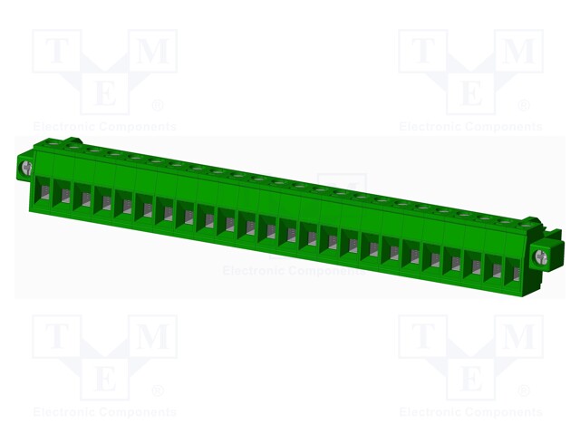 Connector: pluggable terminal block; plug; female; straight; 12A