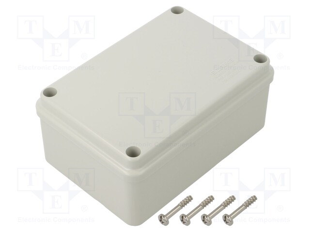 Enclosure: multipurpose; X: 86mm; Y: 128mm; Z: 58mm; SCABOX; grey