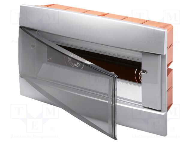 Enclosure: for modular components; IP40; plaster embedded