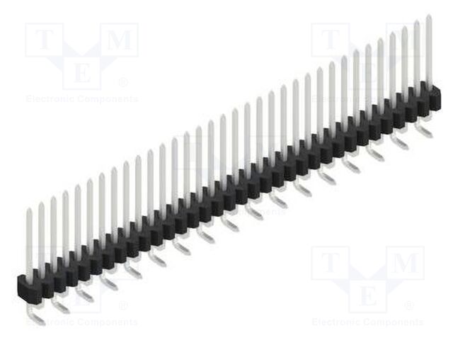Connector: pin strips; pin header; male; PIN: 34; 1.27mm; SMT; 1x34
