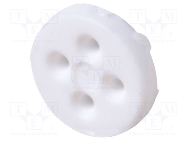 L: 1.5mm; Øout: 5.1mm; white; LED; LED access: spacer sleeve