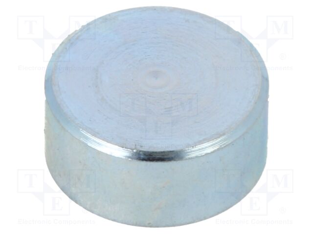 Magnet: permanent; samarium, cobalt; 20N; Ø: 10mm; H: 4.5mm; steel