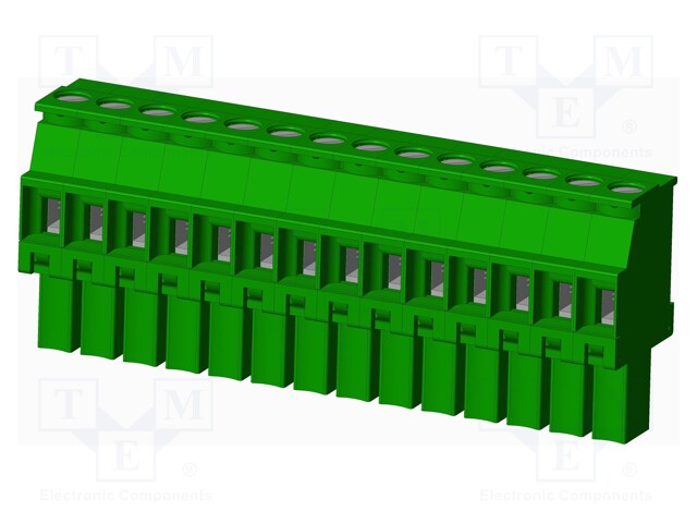 Connector: pluggable terminal block; plug; female; angled 90°