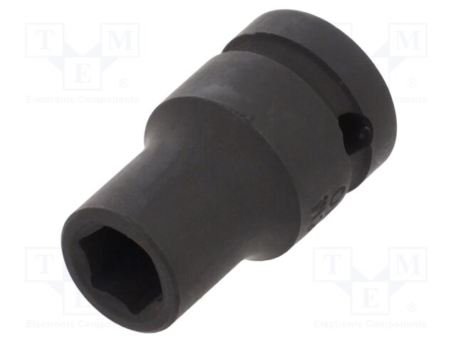 Wrench; 6-angles,hex socket,socket spanner; 1/4"; short,impact