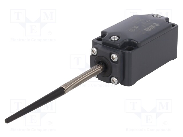 Limit switch; rubber seal,spring, total length 101,5mm; 10A