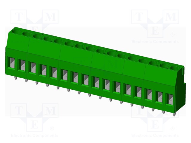 Connector: PCB terminal block; terminal; Plating: tinned; on PCBs