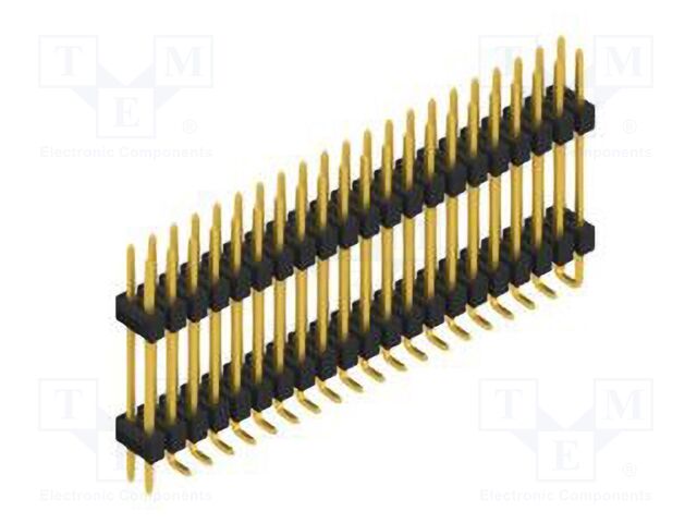 Connector: pin strips; pin header; male; PIN: 42; 2.54mm; SMT; 2x21