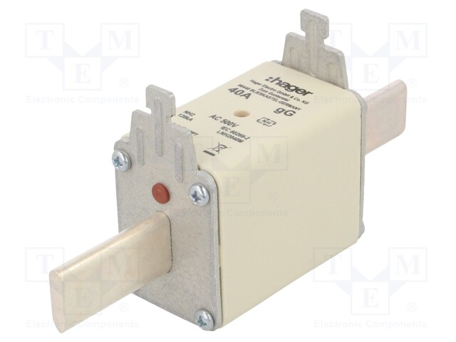 Fuse: fuse; gG; 40A; 500VAC; industrial; NH2