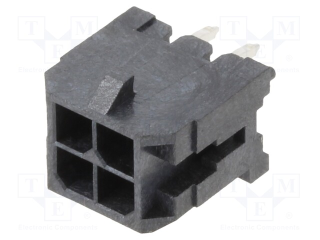 Connector: wire-board; socket; male; -40÷105°C; PIN: 4; Layout: 2x2