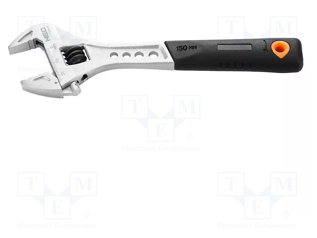 Wrench; adjustable; 150mm; Max jaw capacity: 24mm