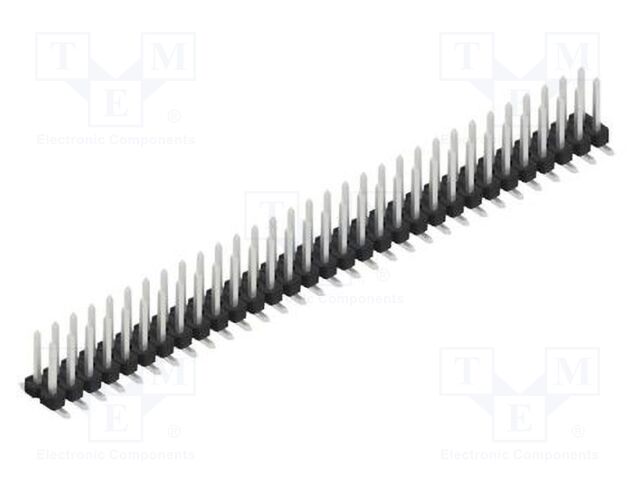Connector: pin strips; pin header; male; PIN: 62; 2.54mm; SMT; 2x31