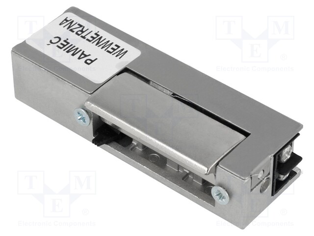 Electromagnetic lock; 7÷14VDC; W: 20mm; H: 89mm; Mounting dp: 29mm
