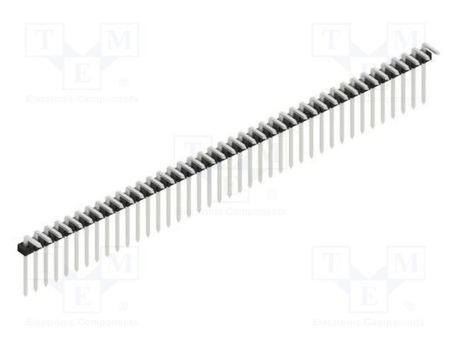 Connector: pin strips; pin header; male; PIN: 40; 2mm; THT; 1x40