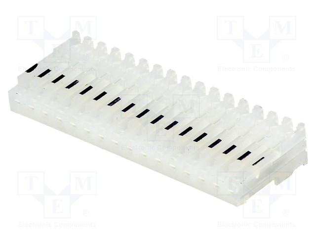 Plug; wire-board; female; PIN: 16; end connector; 2.54mm; IDC; 24AWG