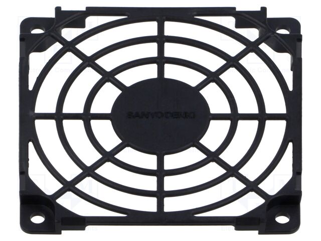 Guard; resin; 80x80mm; screws