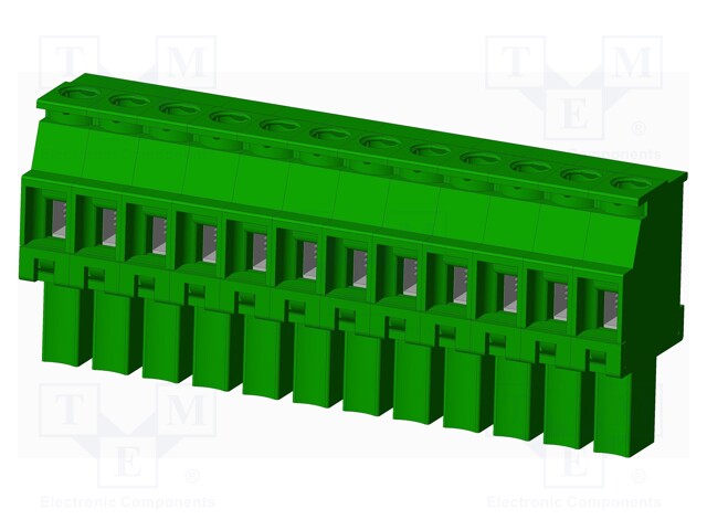 Connector: pluggable terminal block; plug; female; angled 90°