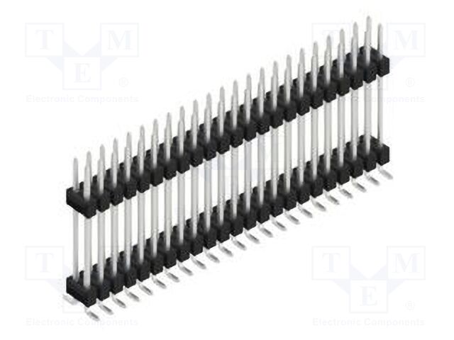 Connector: pin strips; pin header; male; PIN: 46; 2.54mm; SMT; 2x23