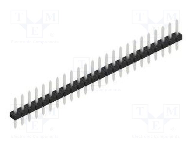 Connector: pin strips; pin header; male; PIN: 24; 2mm; THT; 1x24