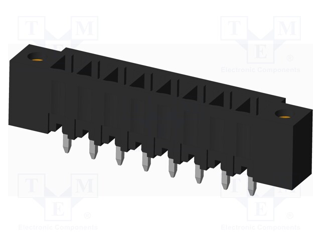 Connector: pluggable terminal block; socket; male; on PCBs