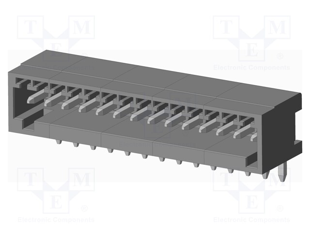 Connector: pluggable terminal block; socket; male; on PCBs