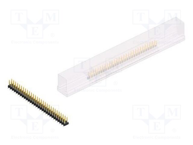 Connector: pin strips; pin header; male; PIN: 58; 2mm; SMT; 2x29