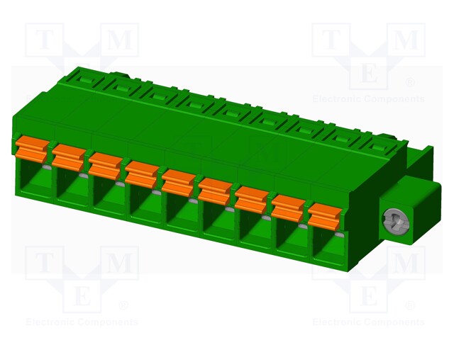 Connector: pluggable terminal block; plug; female; straight; 12A