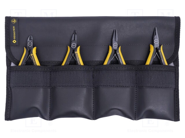 Kit: pliers; Pcs: 4; ESD