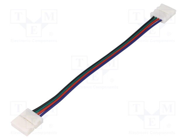 Coupler; Connector: for LED stripes; PIN: 4; snap-on
