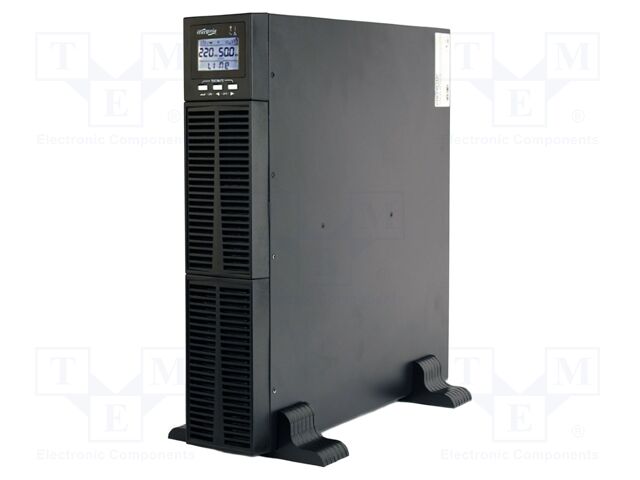 Power supply: UPS; 440x728x88mm; 2.7kW; 3kVA; 30.6kg; 9000mAh; RACK